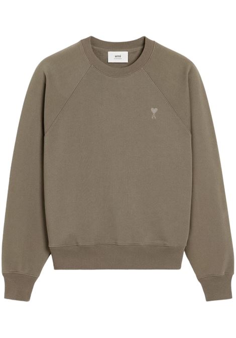 adc sweatshirt unisex smoke grey AMI PARIS | USW074.7470953